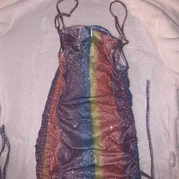 Shane Justin Rainbow Diamond Dress - Picture 9 of 12